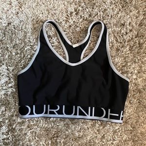 UA racerback sports bra
